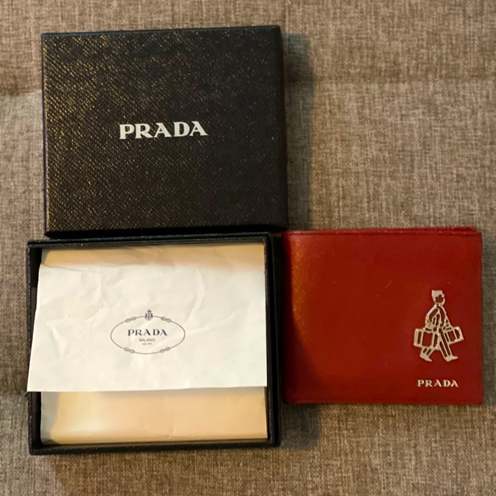 Authentic Prada wallet